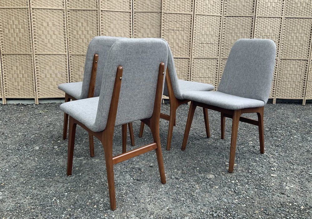 photo furniture Dining Chairs Designed By Greaves & Thomas For Schreiber, 1960s, Set Of 4
