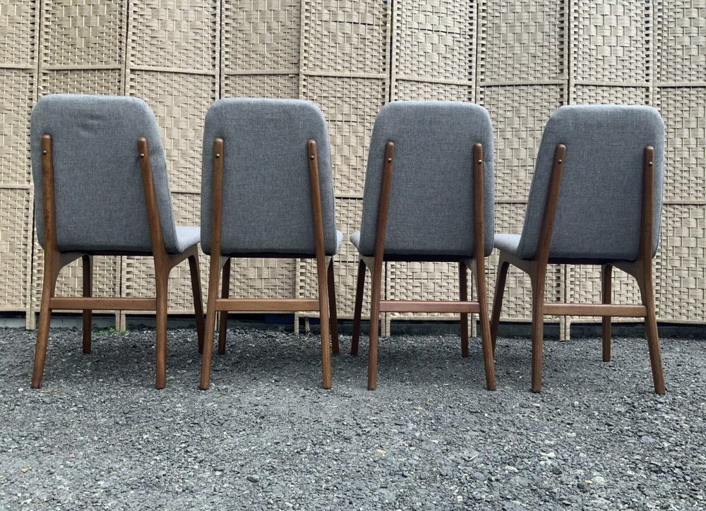 985.0 Dining Chairs Designed By Greaves & Thomas For Schreiber, 1960s, Set Of 4 photo