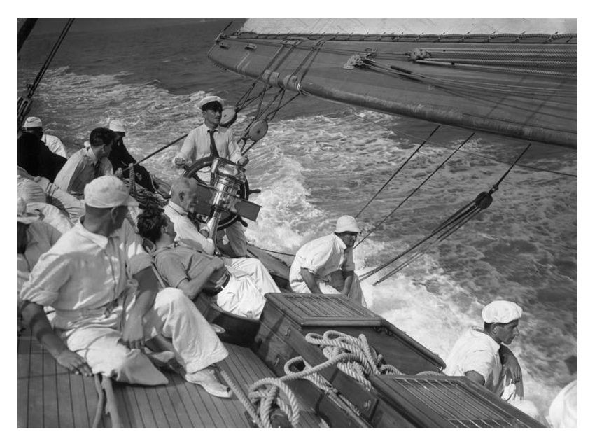 Racing Yacht 20x30" Silver Gelatin Fibre Print
