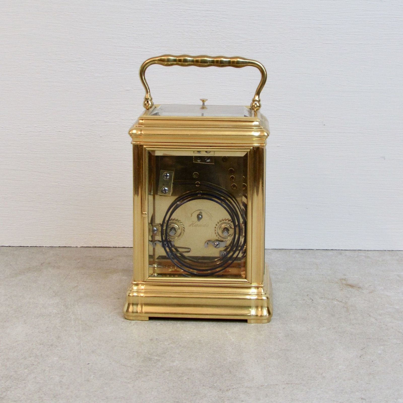 Late 19th Century French Gorge Case Strike Repaeat Carriage Clock. photo 1785.0
