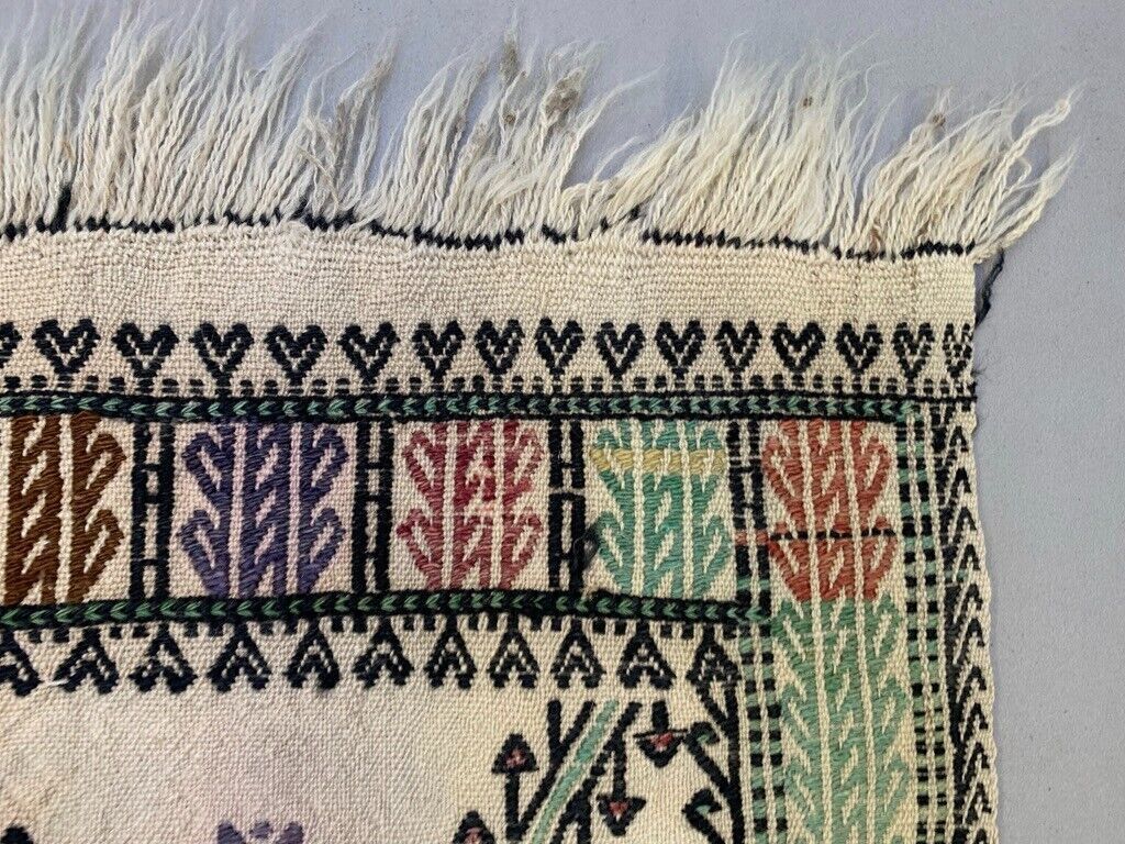 Small Vintage Turkish Kilim Rug 115x94 Cm Wool Kelim photo vinterior