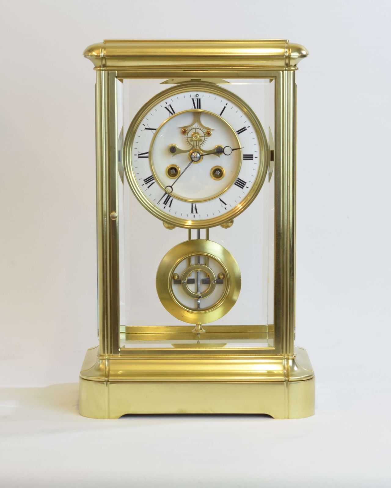 19th Century French Four Glass With Ellicott Pendulum