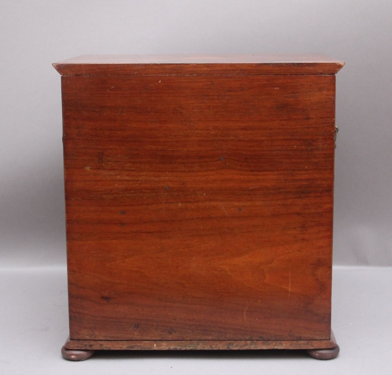 19th Century Walnut Table Cabinet photo vintage
