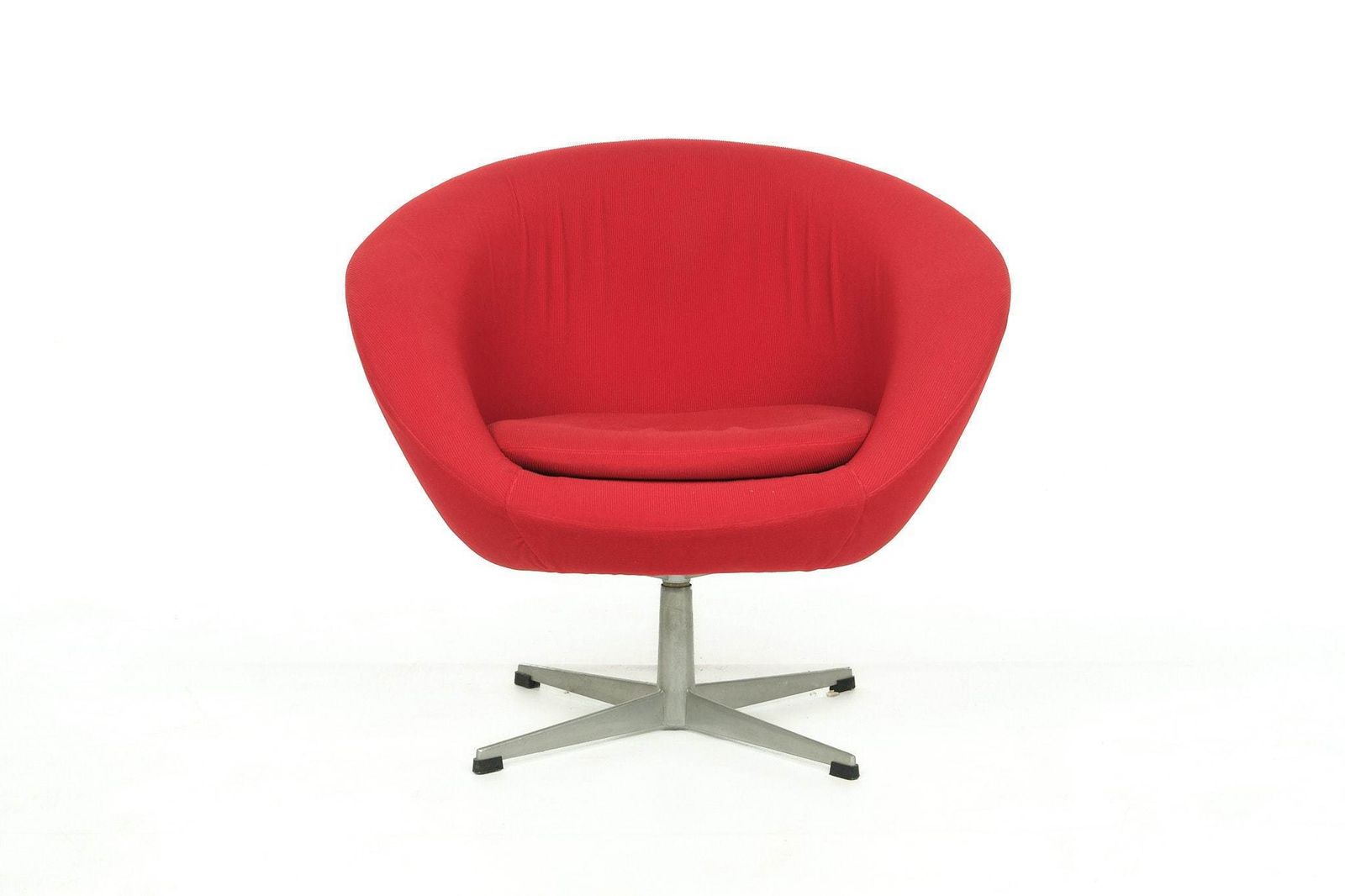 Rotating Cocktail Chair, Red, Vintage, Anonymous, 1960s