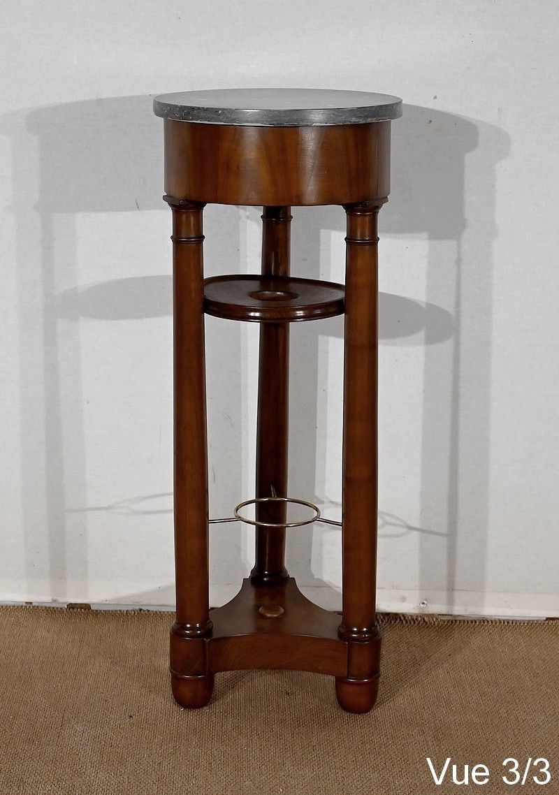 Furniture Small Pedestal Table Called "Athenian" In Red Cherry, Empire Period, Early 19th Century photo