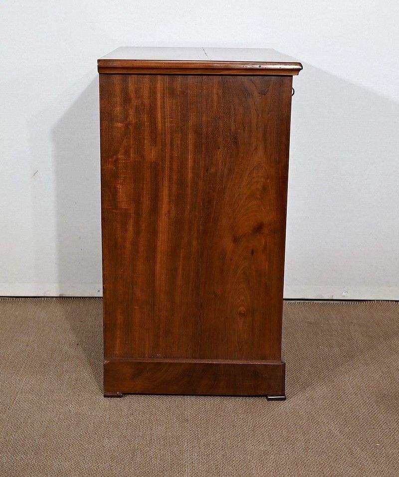 photo furniture Small Chest Of Drawers In Mahogany Bramble, 19th Century