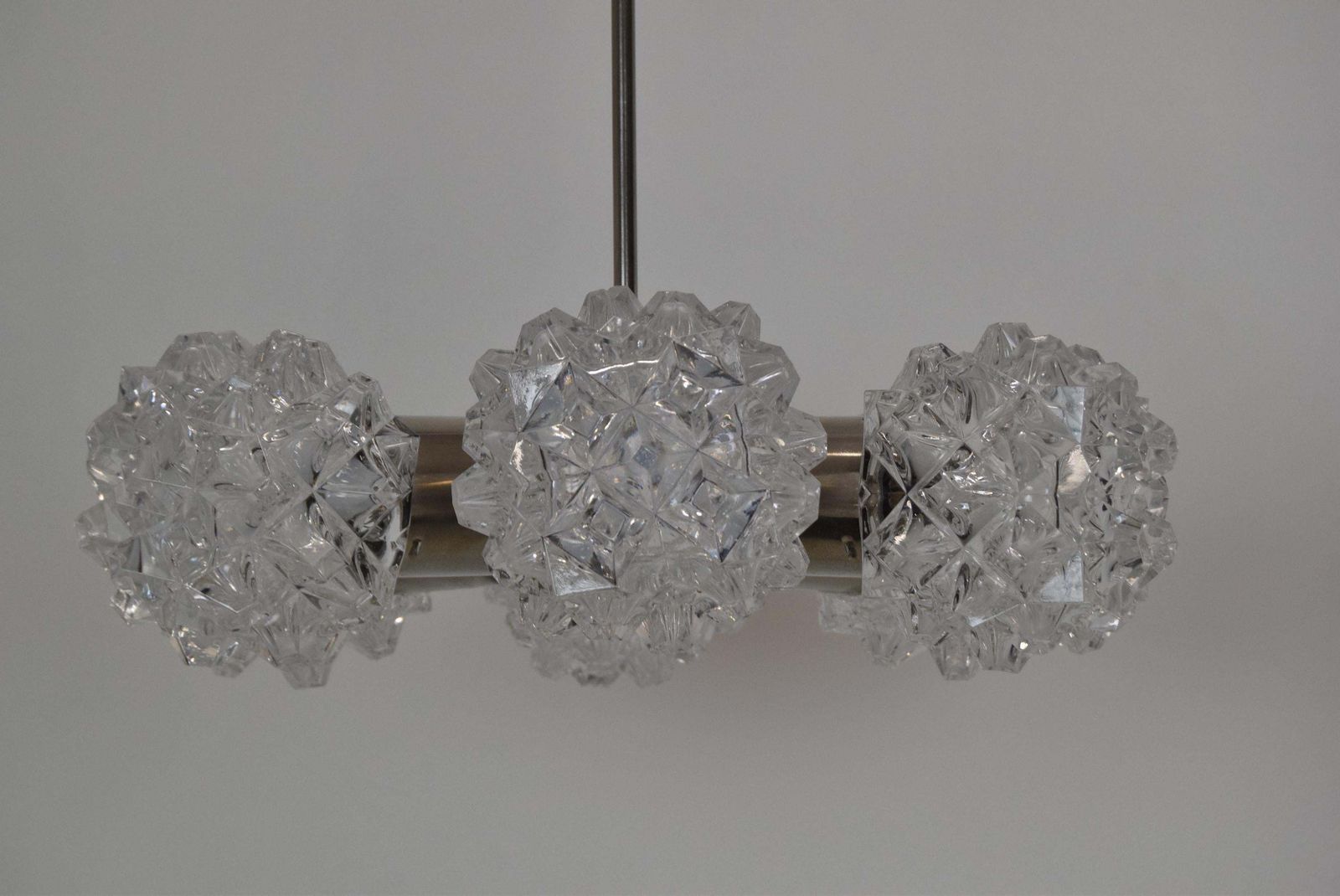 Set Of Two Chandeliers By Kamenicky Senov,1970's. photo Lighting
