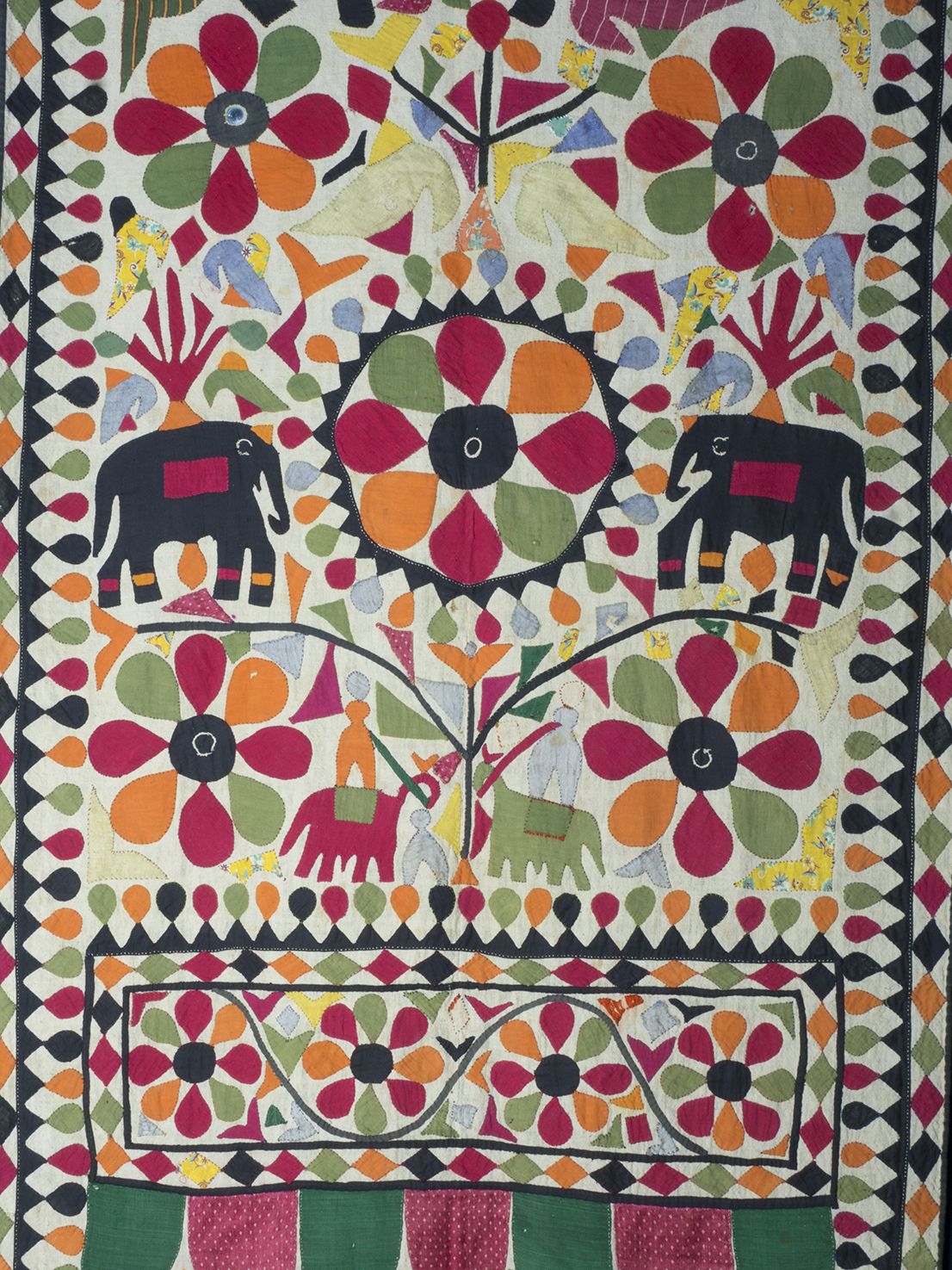 Applique Quilt Cover, Gujurat, Early 20th Century photo furniture