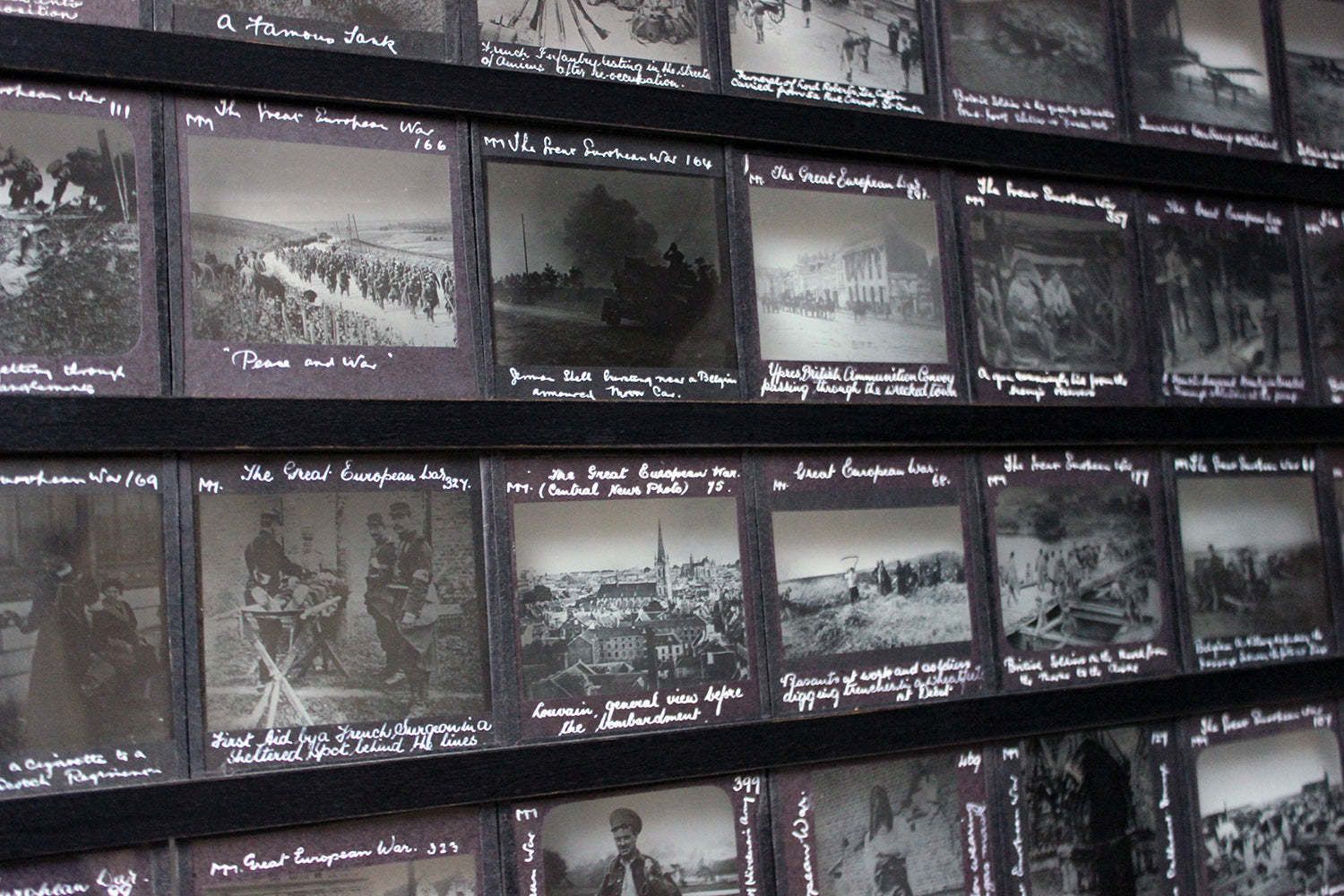 A Unique Collection Of Forty Nine Light Box Framed Lantern Slides Of Wwi Interest C.1914 18 photo buy