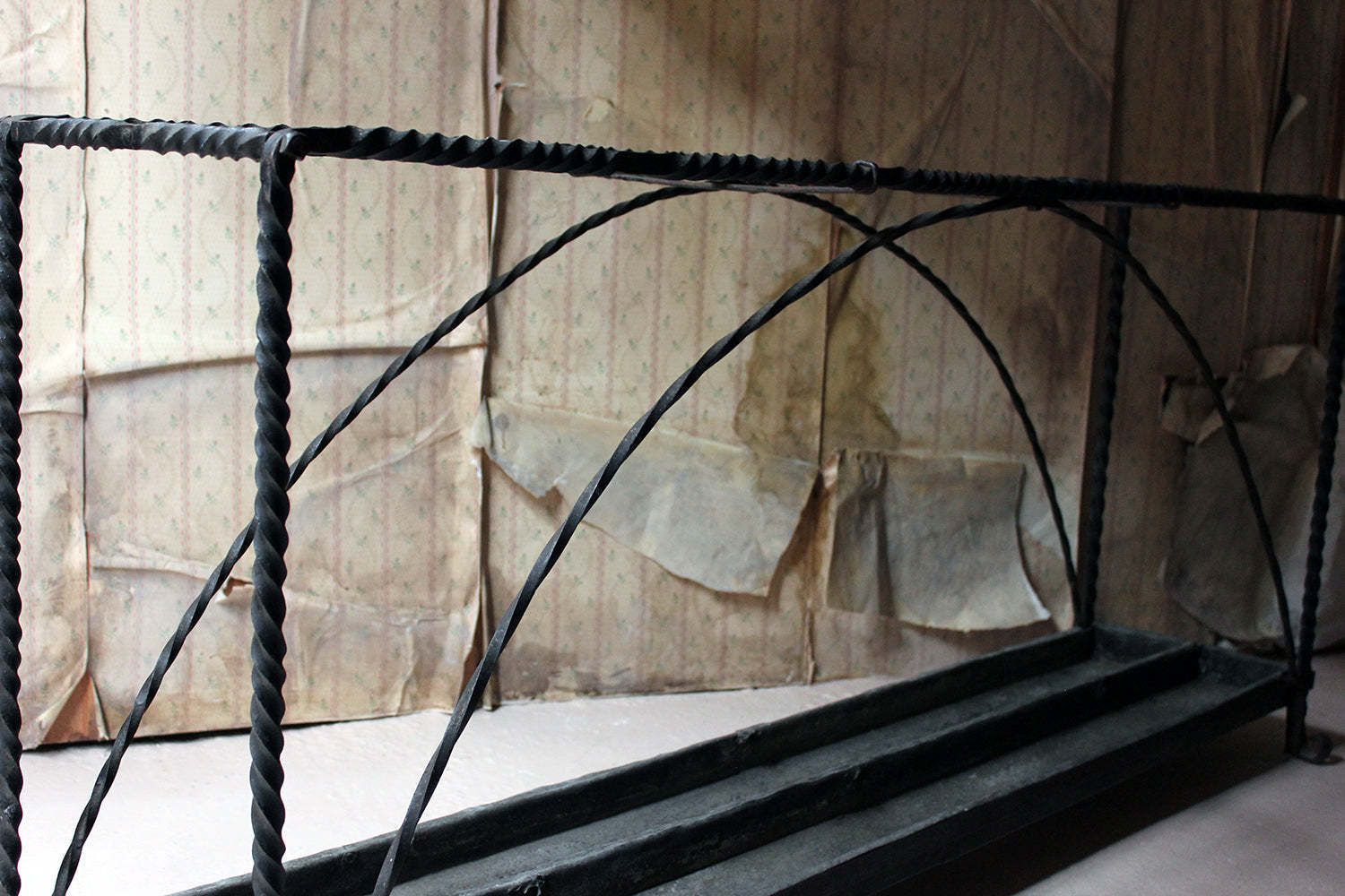 A Very Large Country House Wrought Iron Stick Stand C.1870