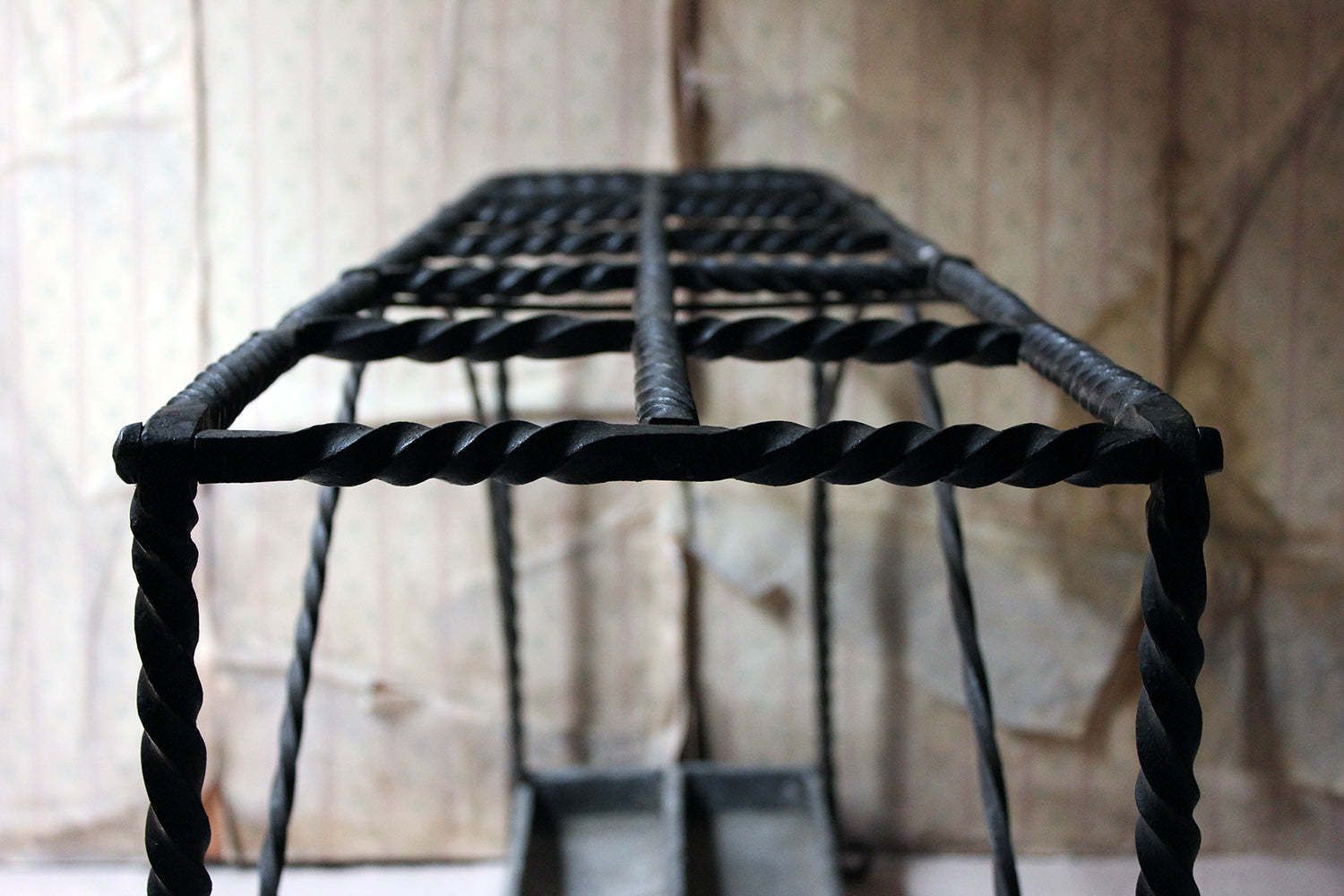 A Very Large Country House Wrought Iron Stick Stand C.1870 photo vinterior