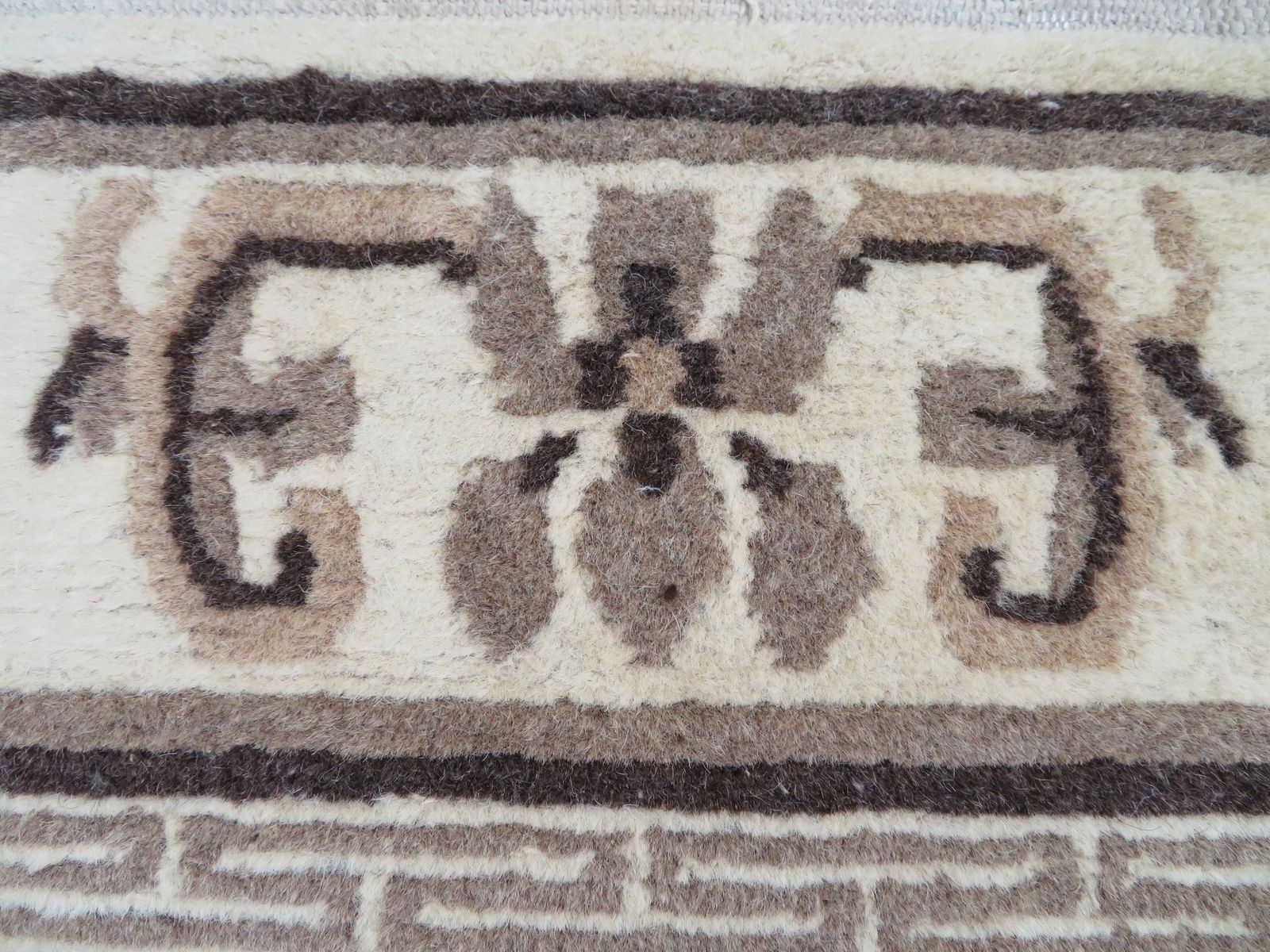photo for sale Antique Nepalese Rug. Inner Asia Autonomous Border Region. 170cm X 90cm.