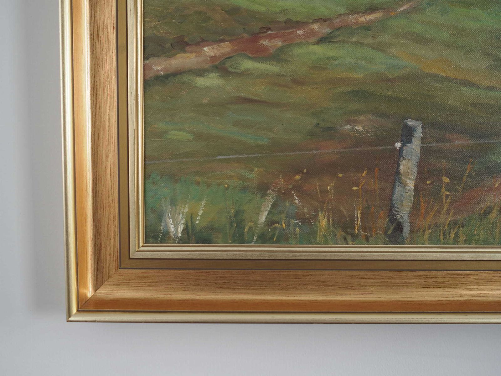 photo for sale Painting „The Road To The Lake”, Danish Design, 1980s, By Karin Hermansen