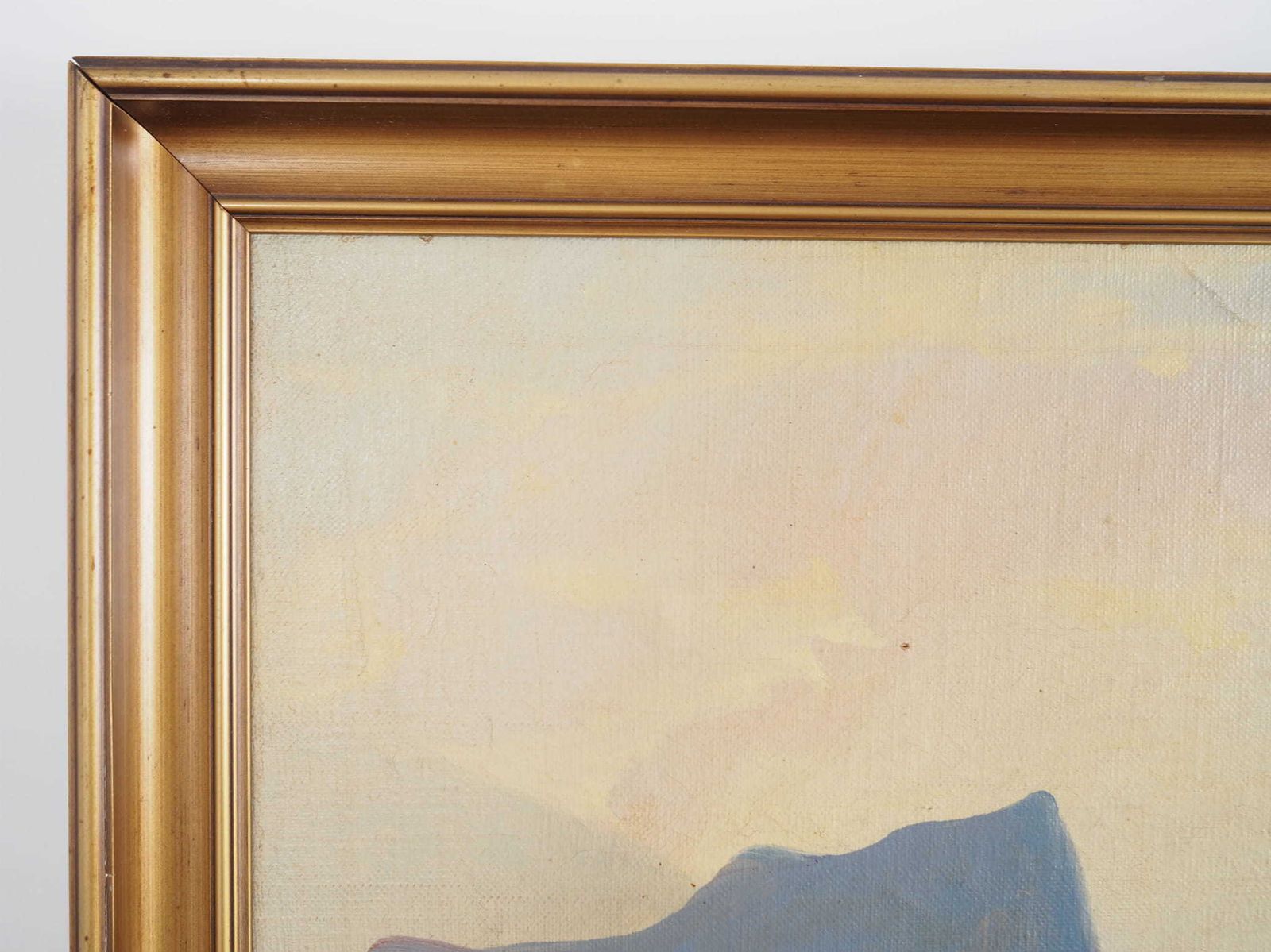 Painting „The Riverside Camp”, Scandinavian Design, 19th Century, By Vilhelm Oskar Engström photo vinterior