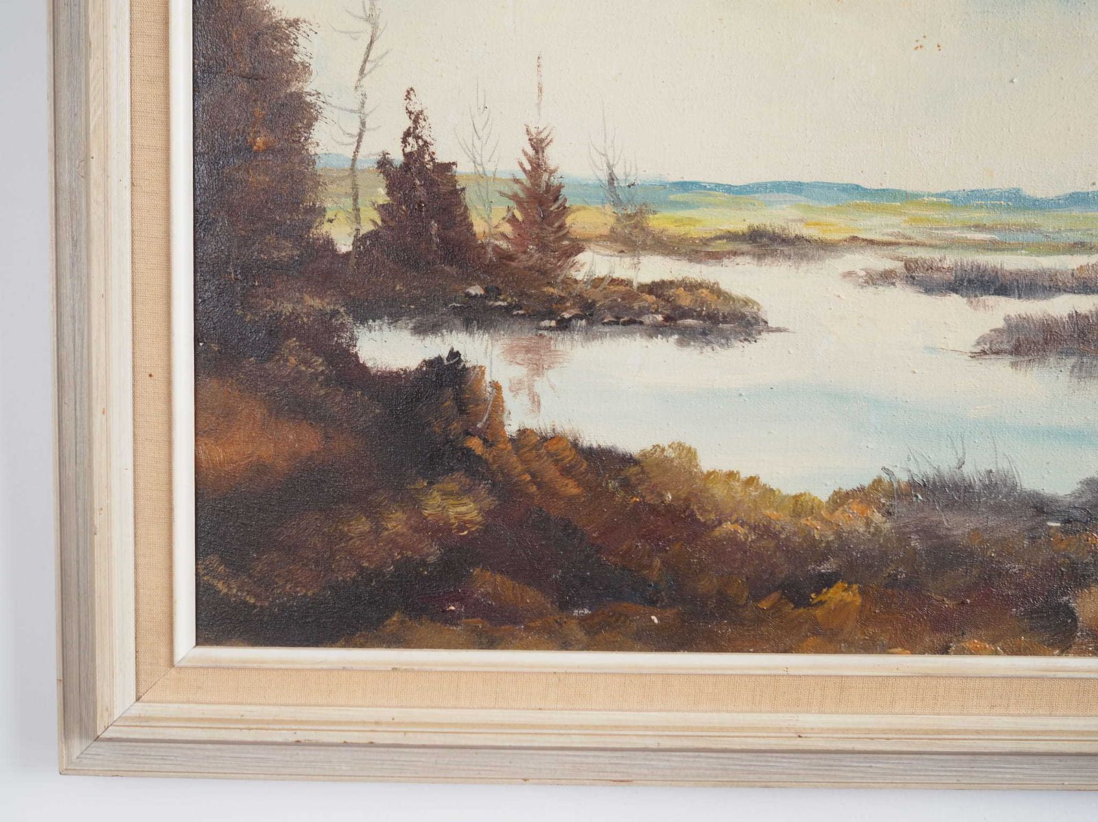 Schilderij „The Autumn Pond", Scandinavisch Design, Jaren 1970 photo 599.0