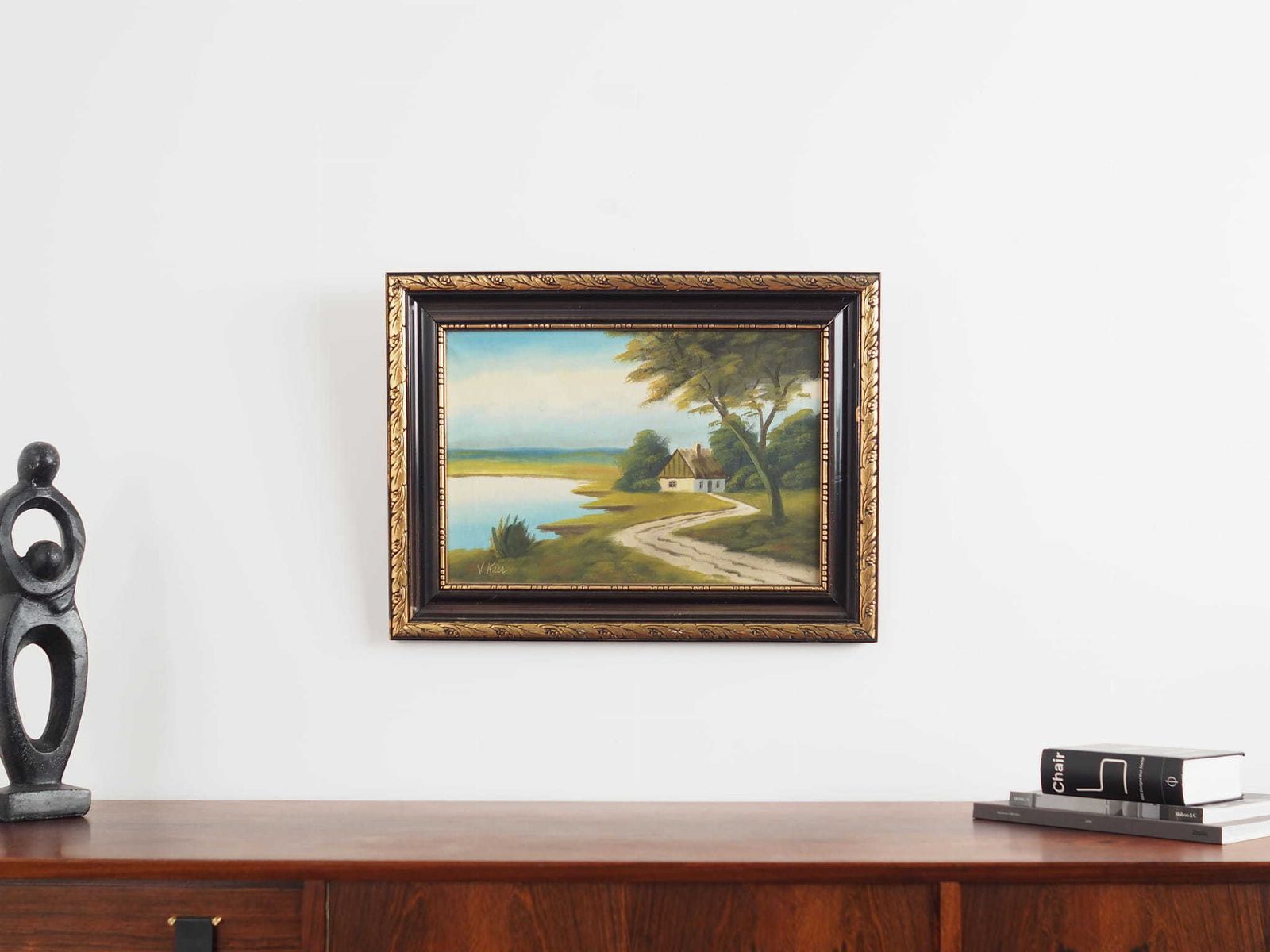 Schilderij „The Way To Home", Scandinavian Design, Jaren 1970, Van V. Kier photo furniture