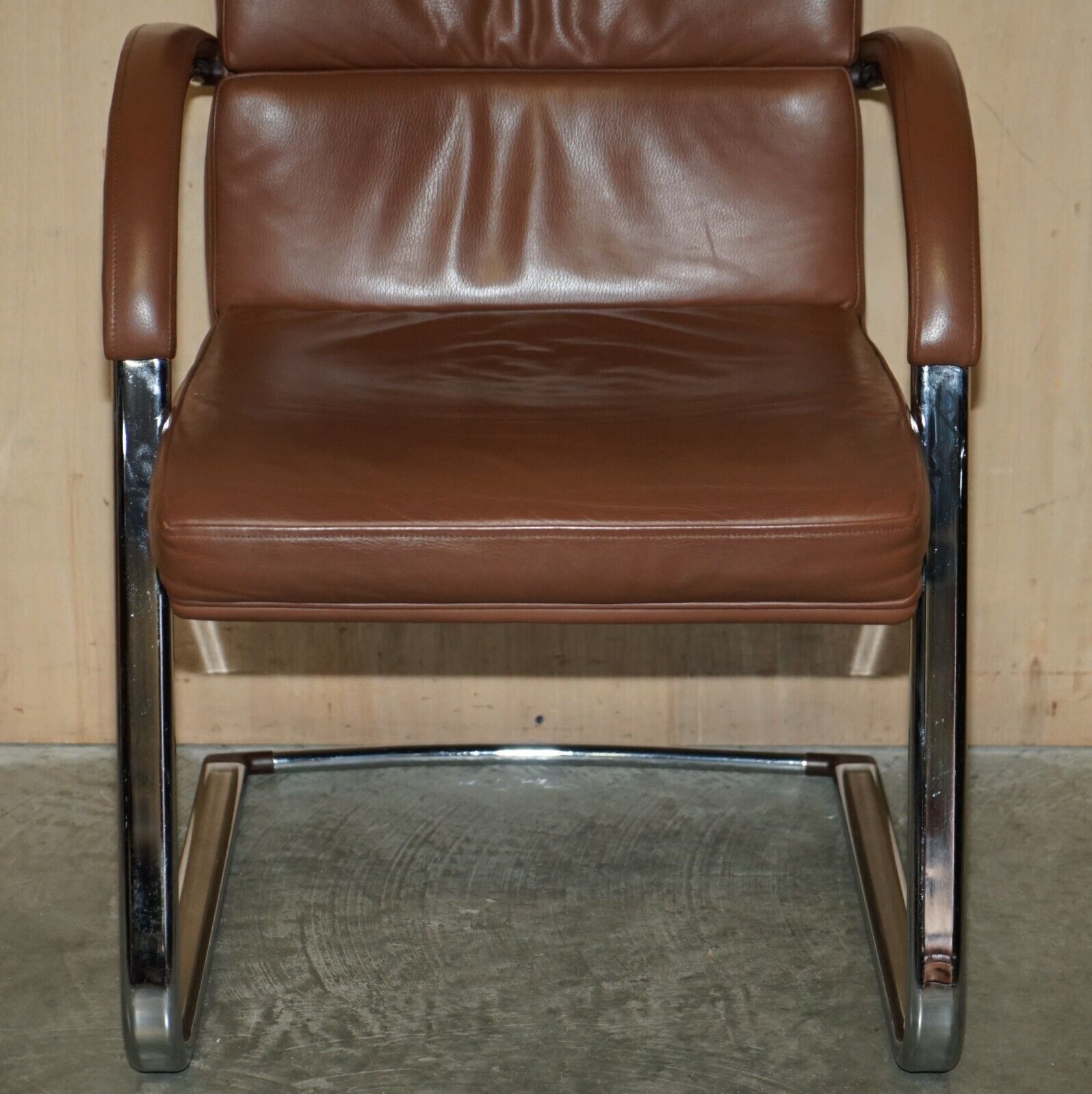 William Hands Orion Sofa Tan Brown Leather Office Captains Armchair photo Furniture