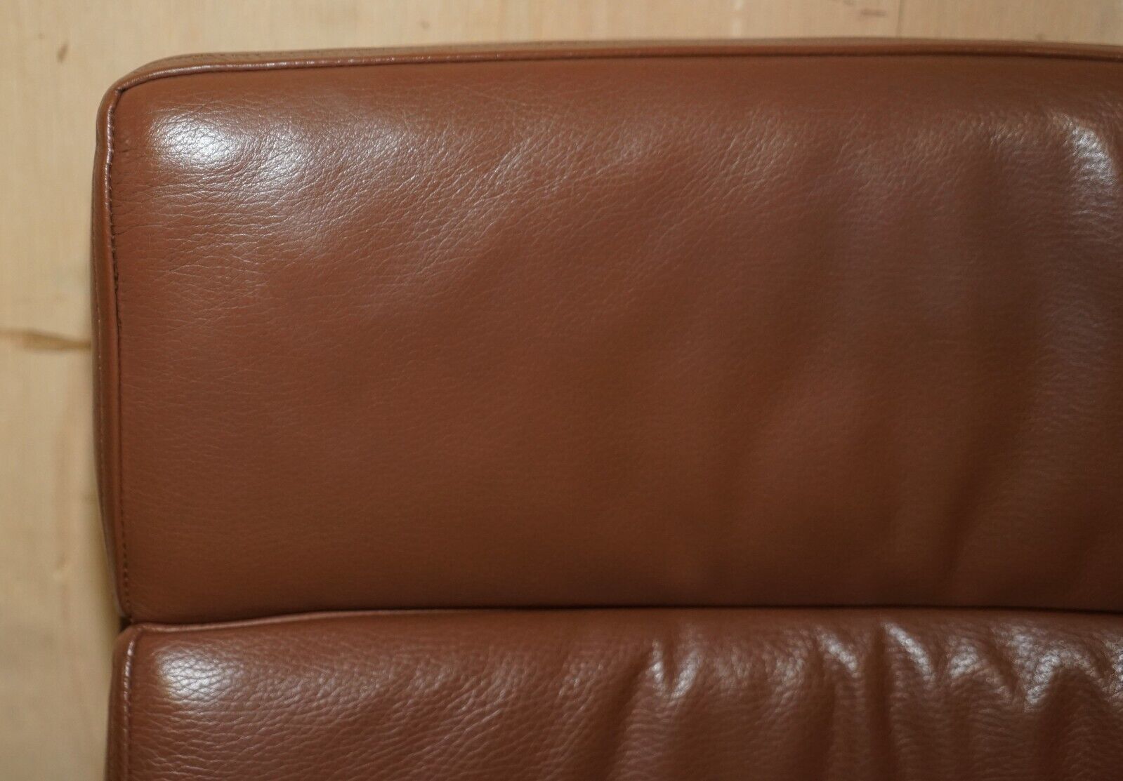 William Hands Orion Sofa Tan Brown Leather Office Captains Armchair photo 650.0