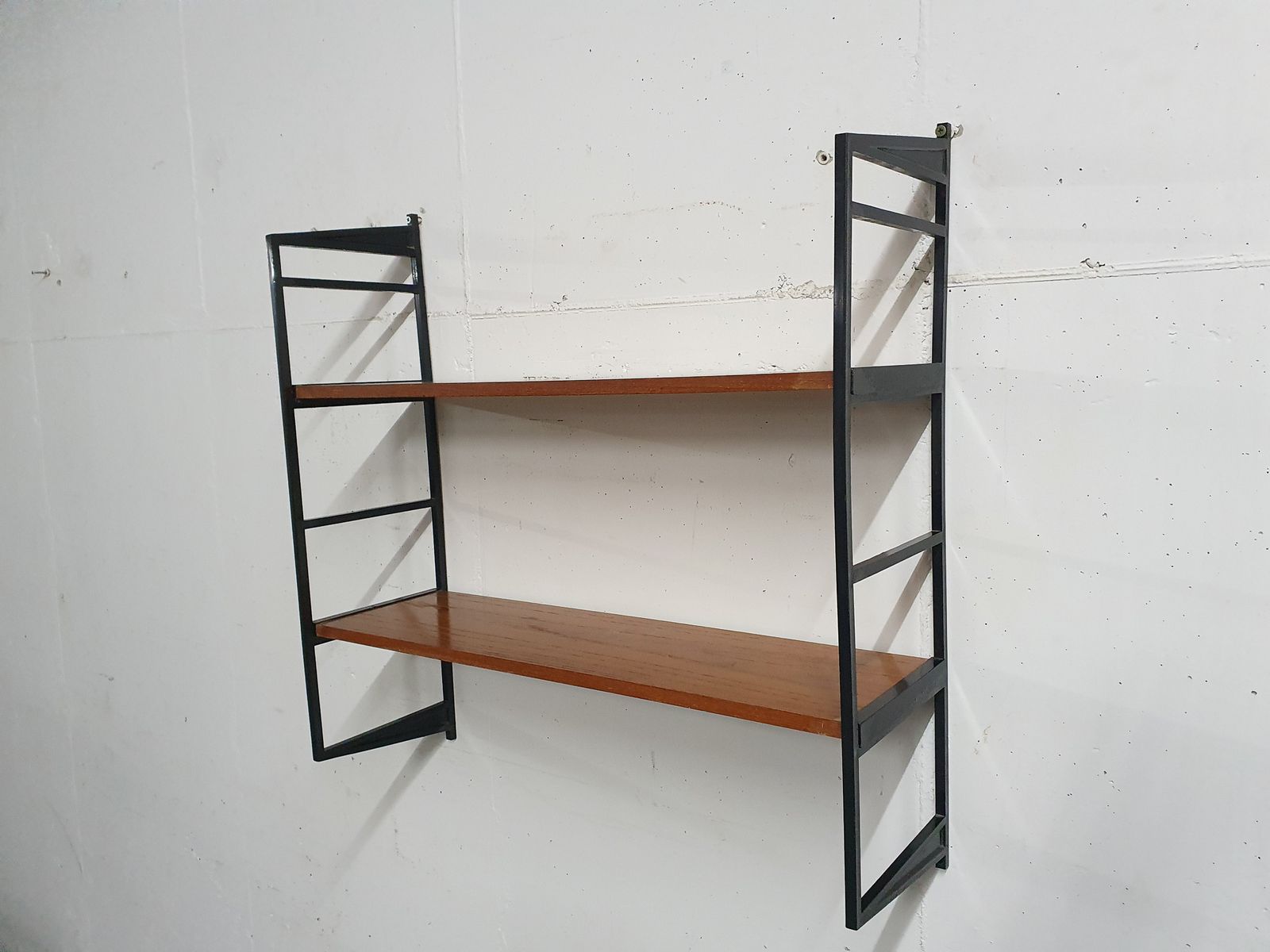 Vintage Teakhouten Boekenplanken, Nederland, Ca. Jaren 1960