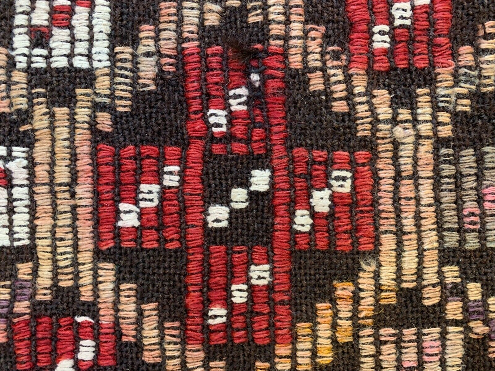 photo furniture Large Vintage Turkish Kilim Rug 282x160 Cm Wool Jajim Kelim