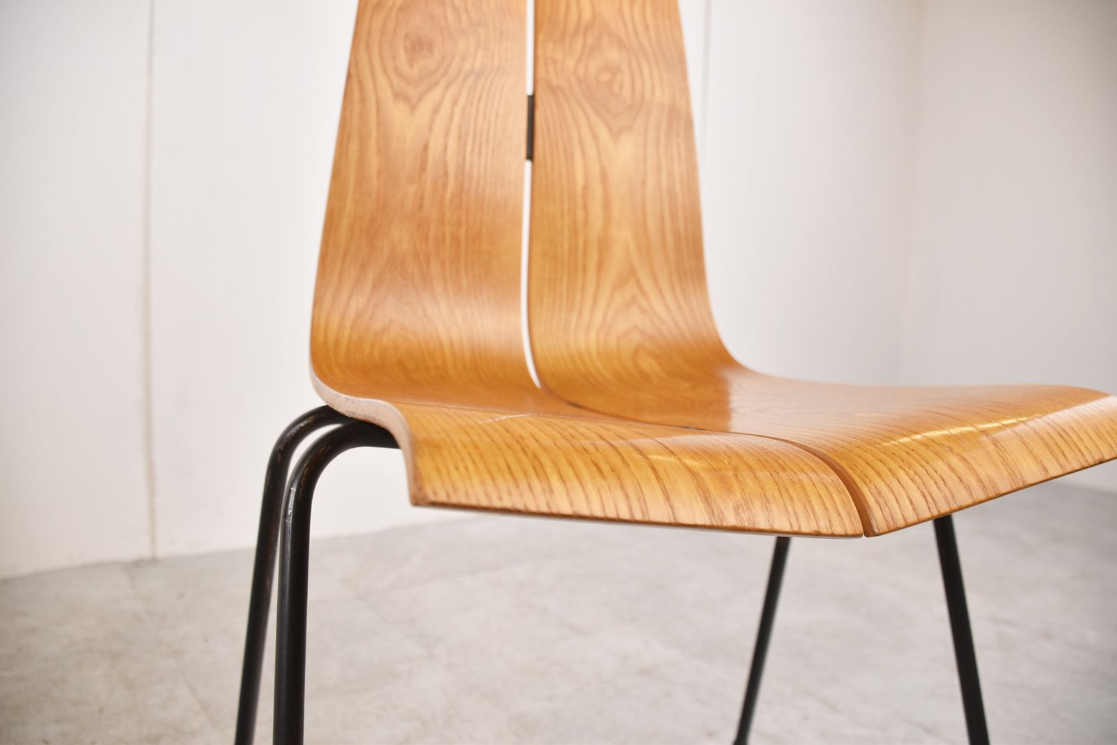 Furniture Model Ga Chairs By Hans Bellmann For Horgen Glarus, Set Of 4 photo