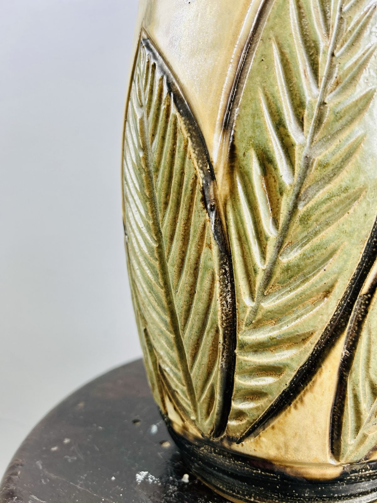 photo for sale An Early And Rare Stoneware Roger Guerin Vase