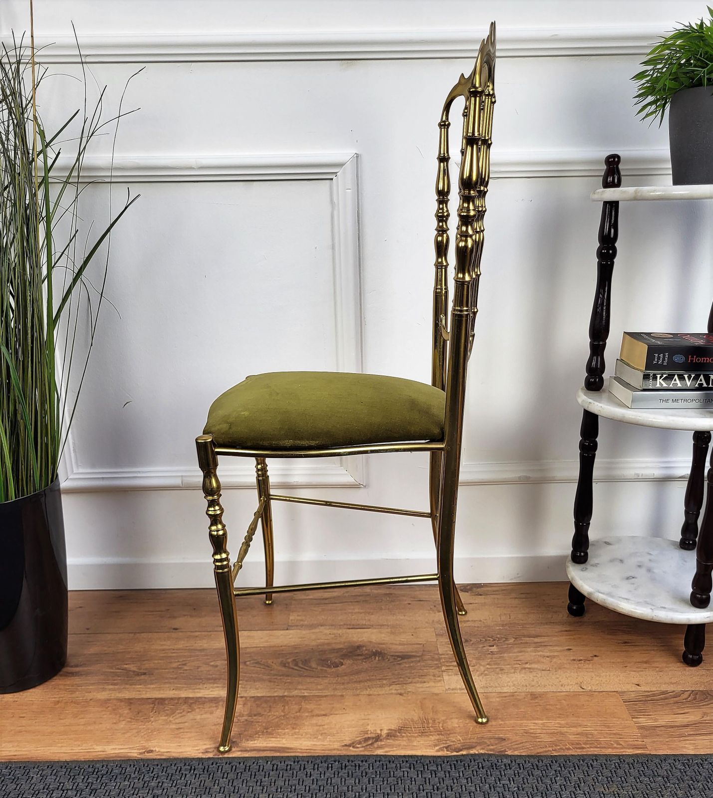 1970s Italian Gilt Brass Chiavari Chair photo 1322.0
