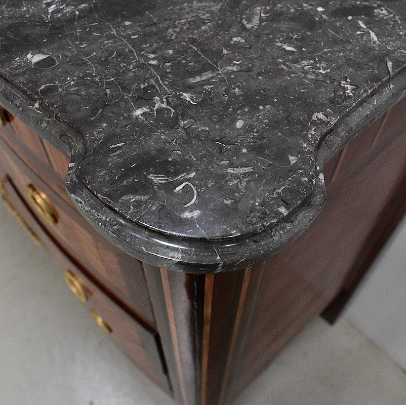 Chest Of Drawers In Marquetry Transition Louis XV / Louis XVI – 1st Part 19th Century photo buy