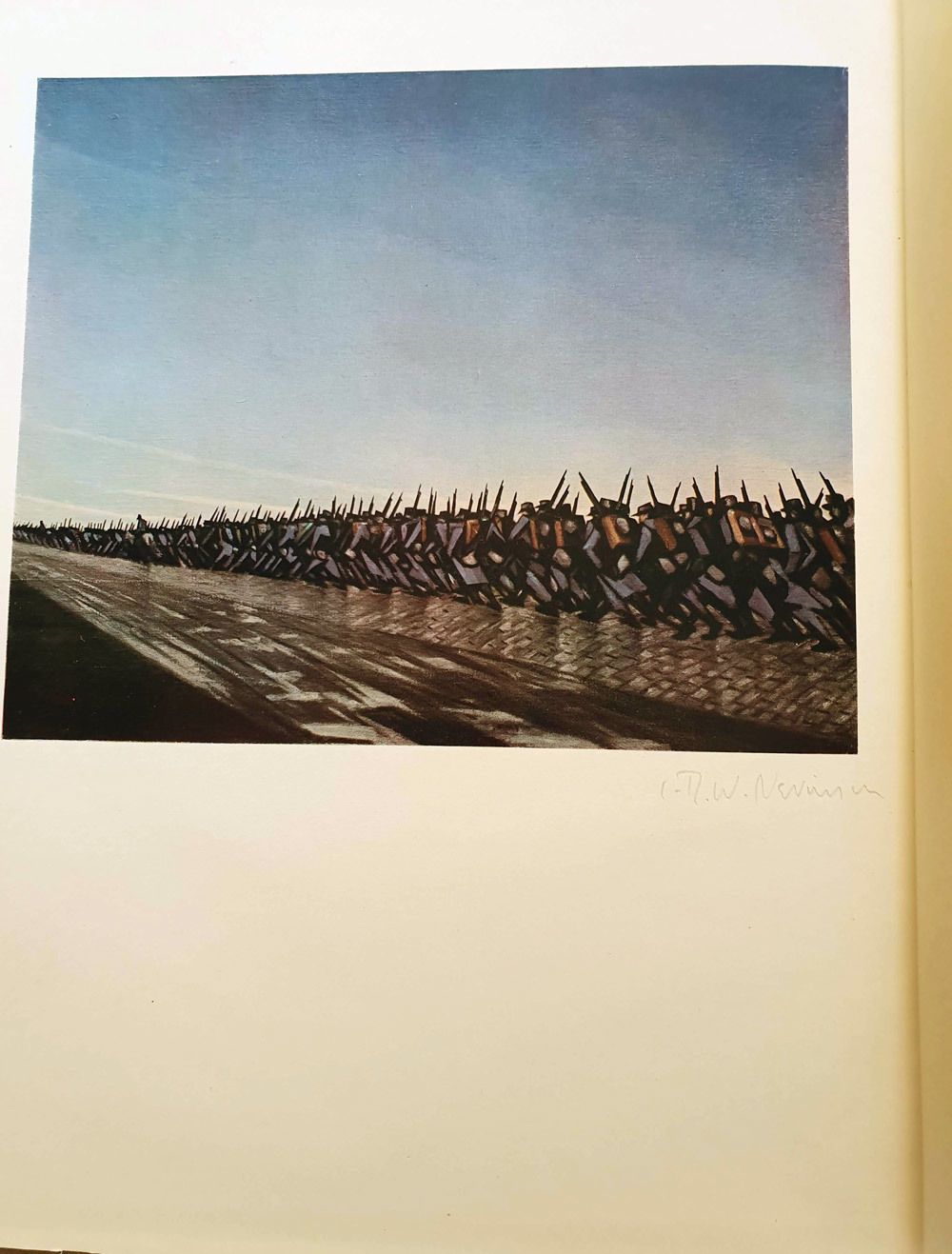 Crw Nevinson (1889 1946) – Column On The March / Modern War photo for sale