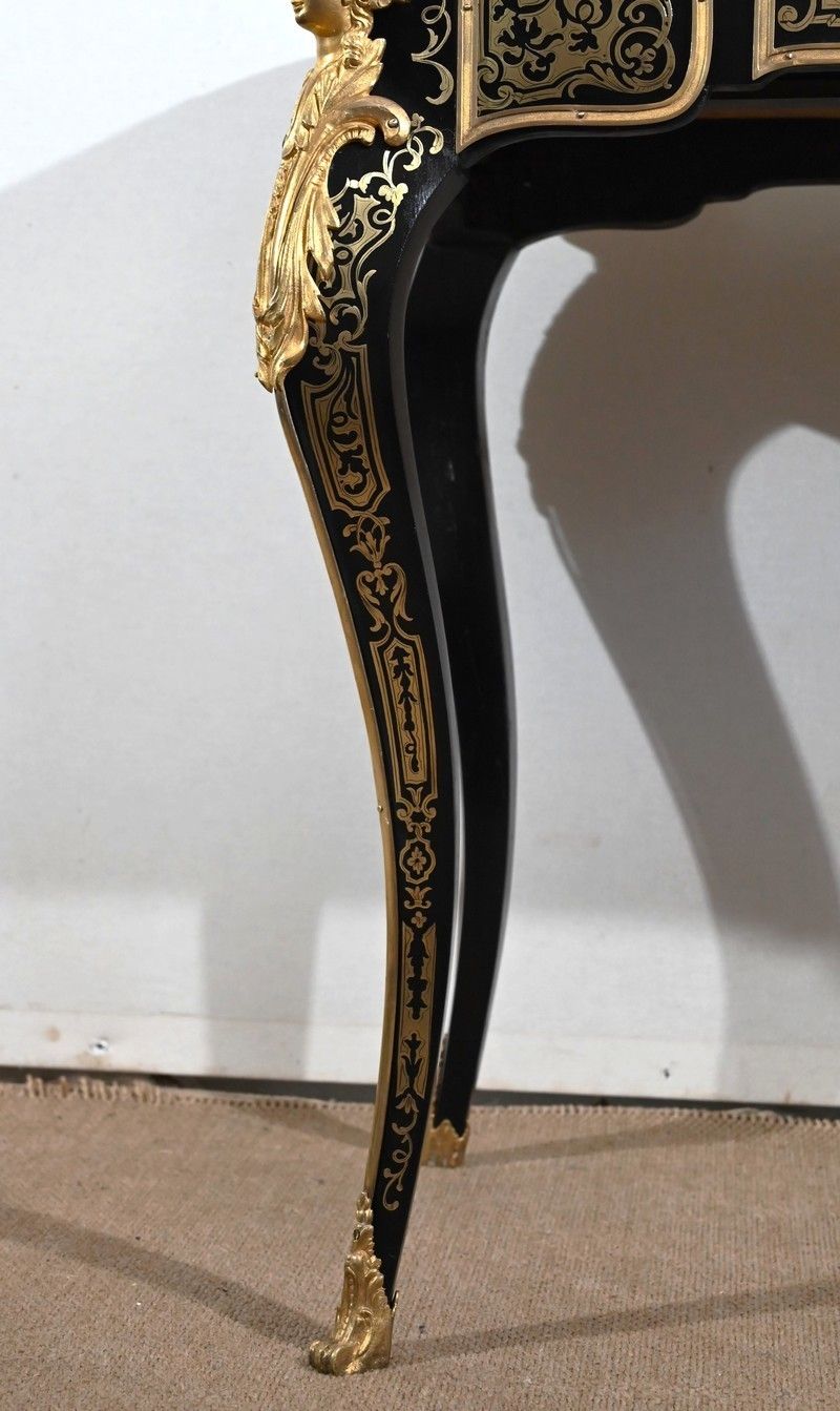 photo buy Ceremonial Console Table In Blackened Pear Tree, Napoleon III Period   Mid 19th Century