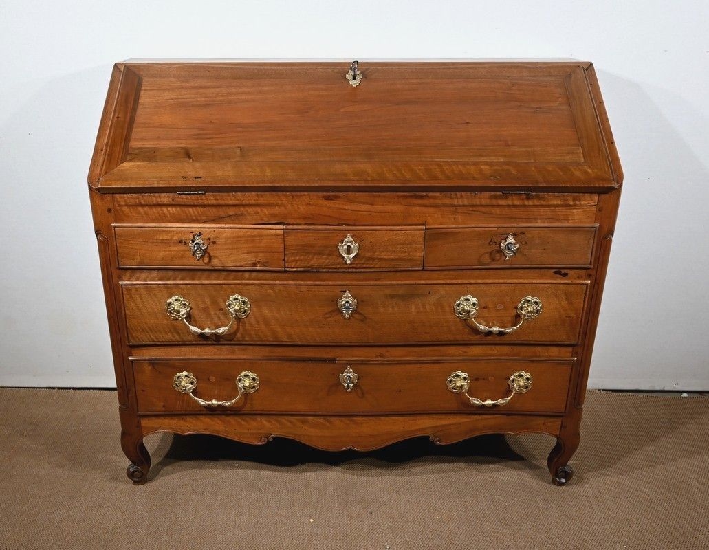 Scriban Chest Of Drawers In Walnut, Louis XV Period   18th Century photo furniture