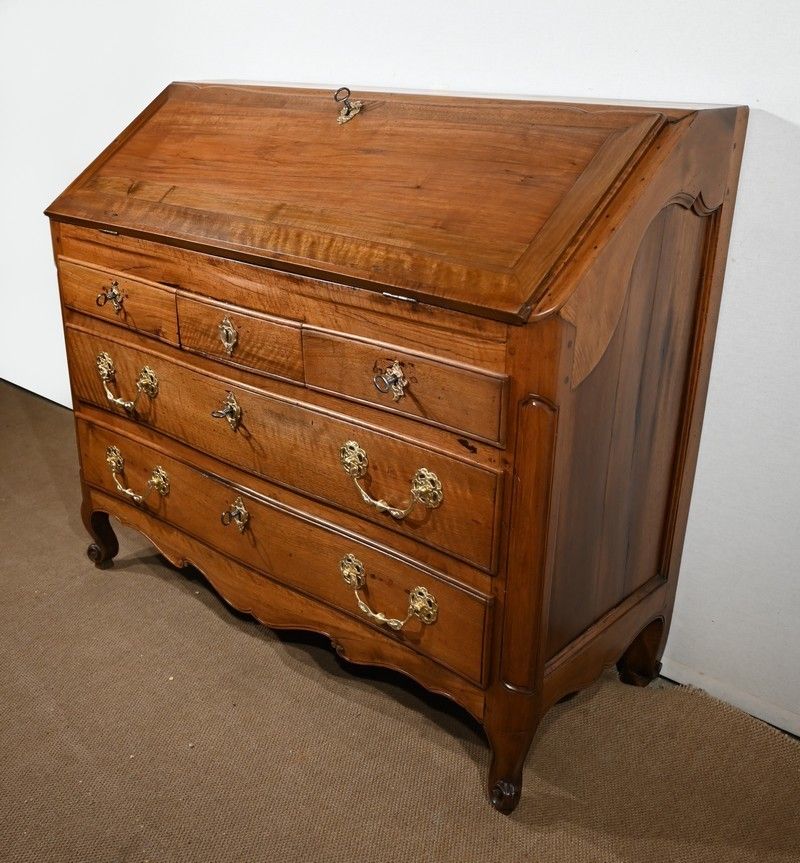 Scriban Chest Of Drawers In Walnut, Louis XV Period   18th Century photo Furniture