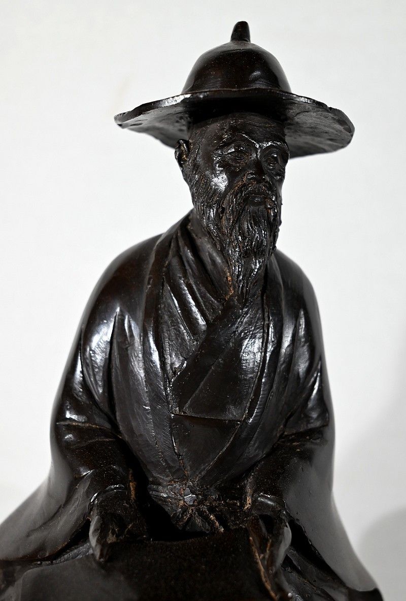 photo vinterior “Le Cavalier” Bronze Set, China – Early 20th Century