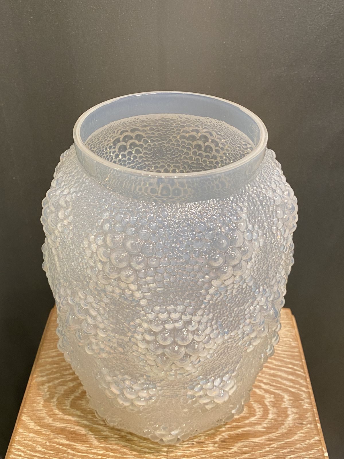 An Opalescent Davos Vase By R.Lalique