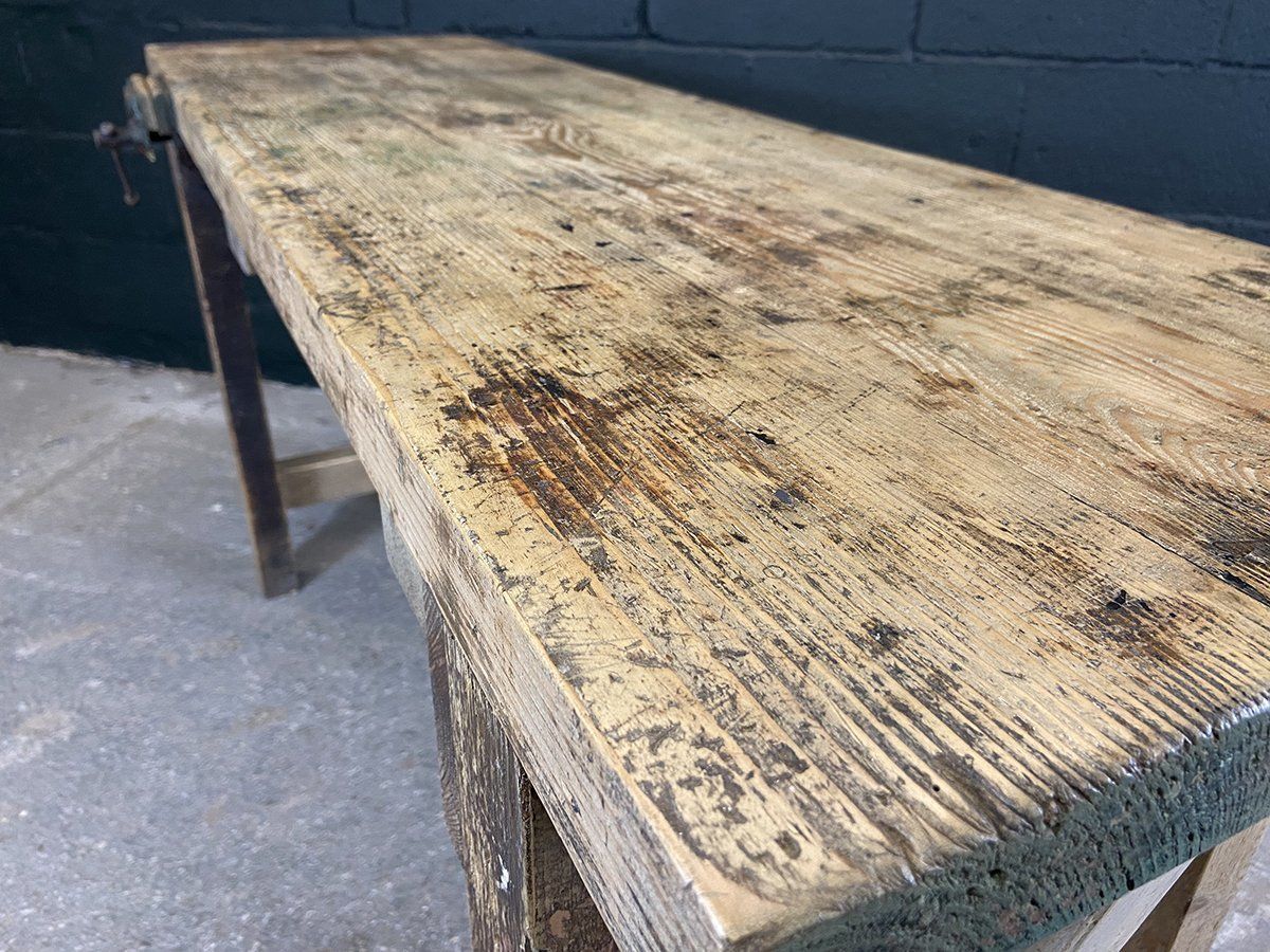photo furniture Pine Workshop Bench From West Cornwall