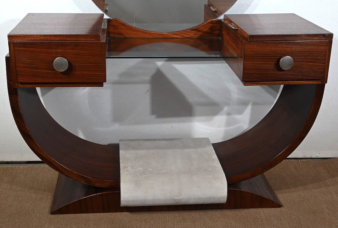Paquebot Dressing Table In Rosewood, Art Deco, Early 20th Century photo buy