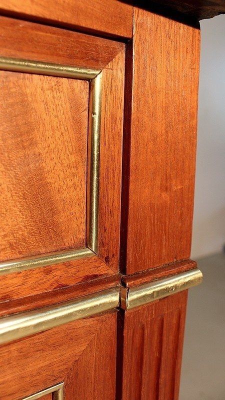 Mahogany Chest Of Drawers, Louis XVI Period, 18th Century photo vintage