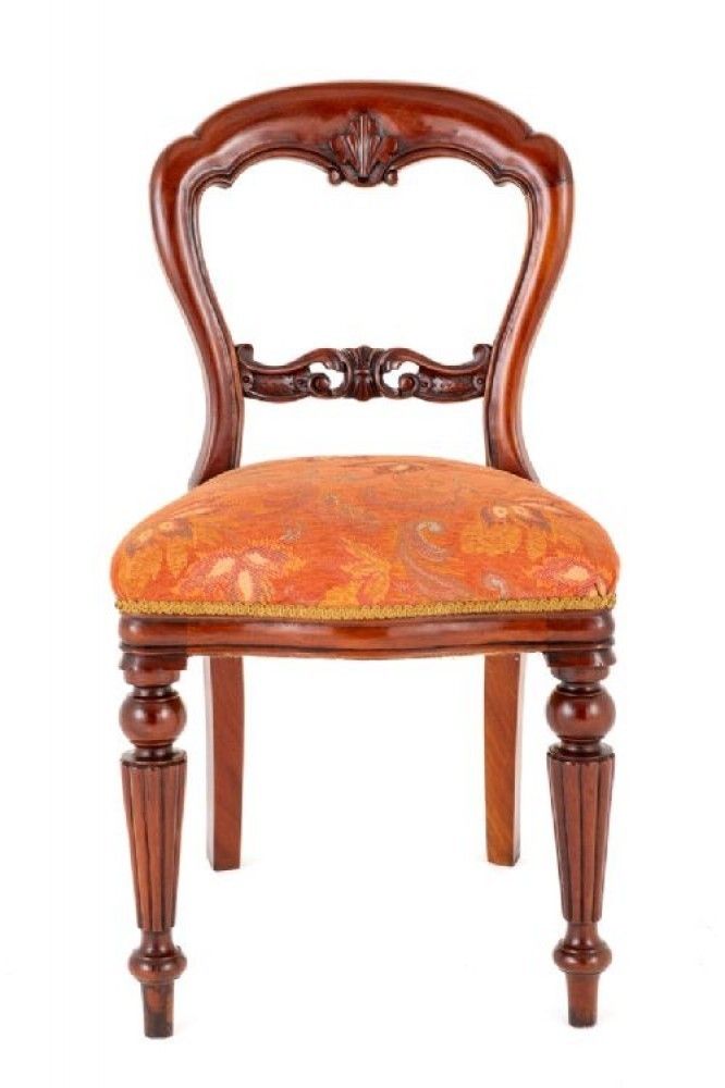 photo furniture Set 10 Balloon Back Chairs Victorian Dining