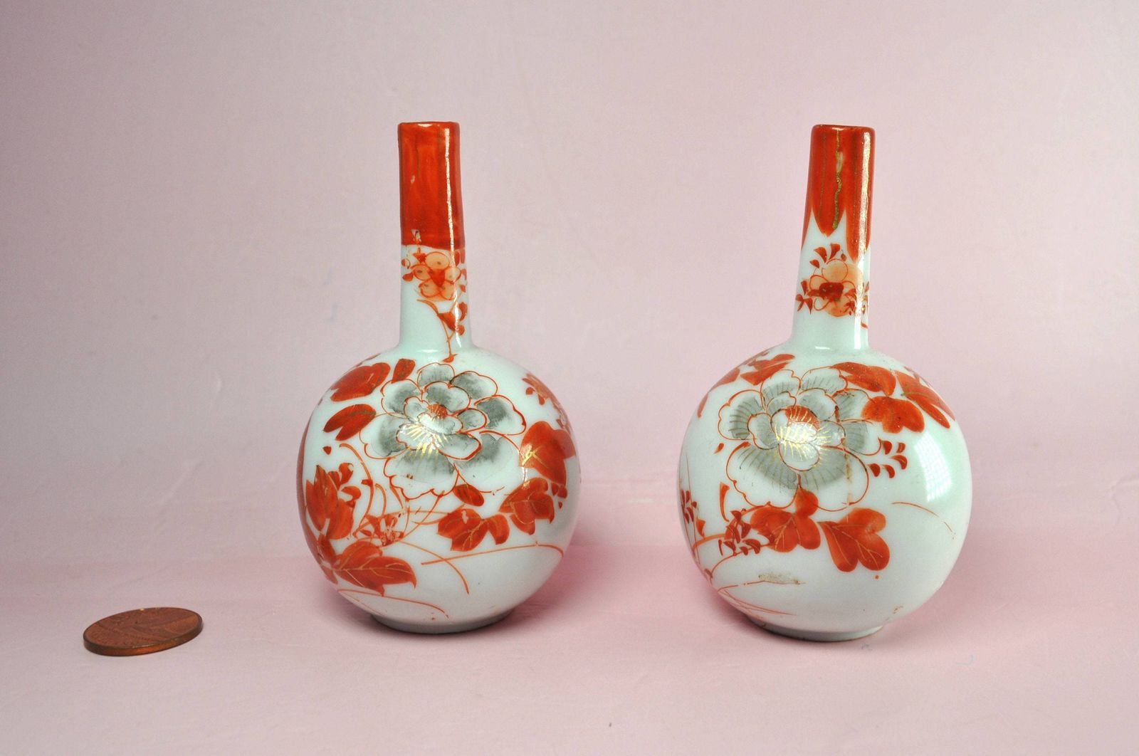 Japanese Vases, Asian Decor photo vintage