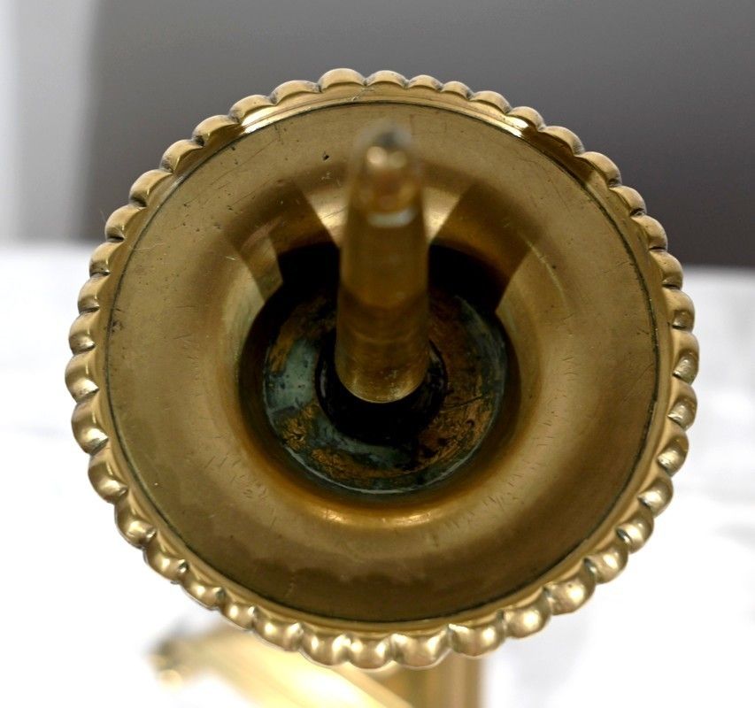 Pair Of Candlesticks In Gilt Bronze   2nd Half Of The 19th Century photo 921.85