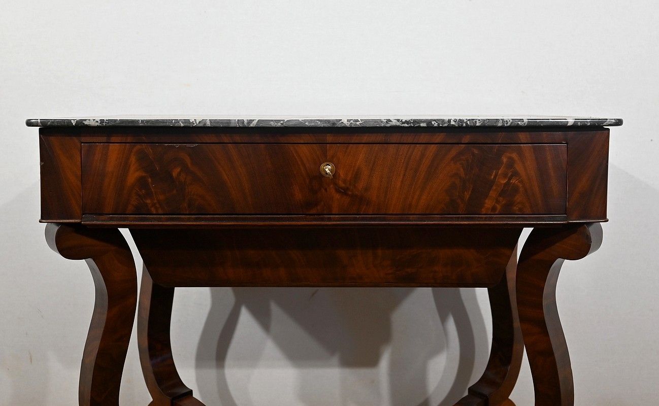 photo for sale Worker Mahogany Console, Restoration Period   Early 19th Century