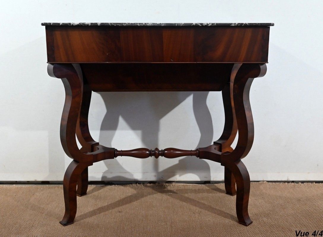 photo vintage Worker Mahogany Console, Restoration Period   Early 19th Century