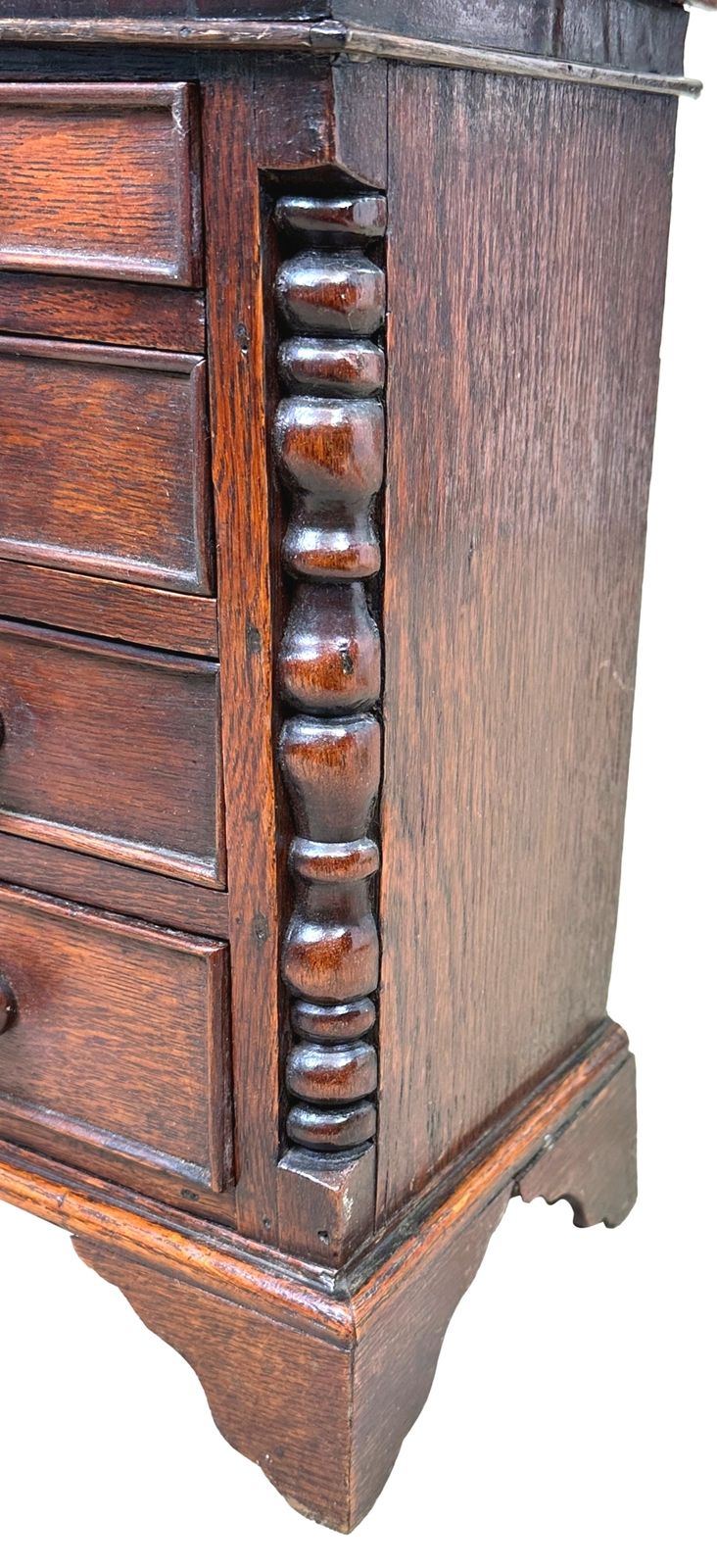Georgian Oak Miniature Chest Of Drawers (England, Circa 1790) photo for sale