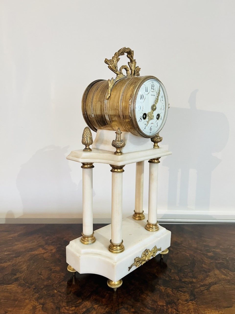 Quality Victorian Clock Garniture With A Pair Of Candelabras photo Home Decor