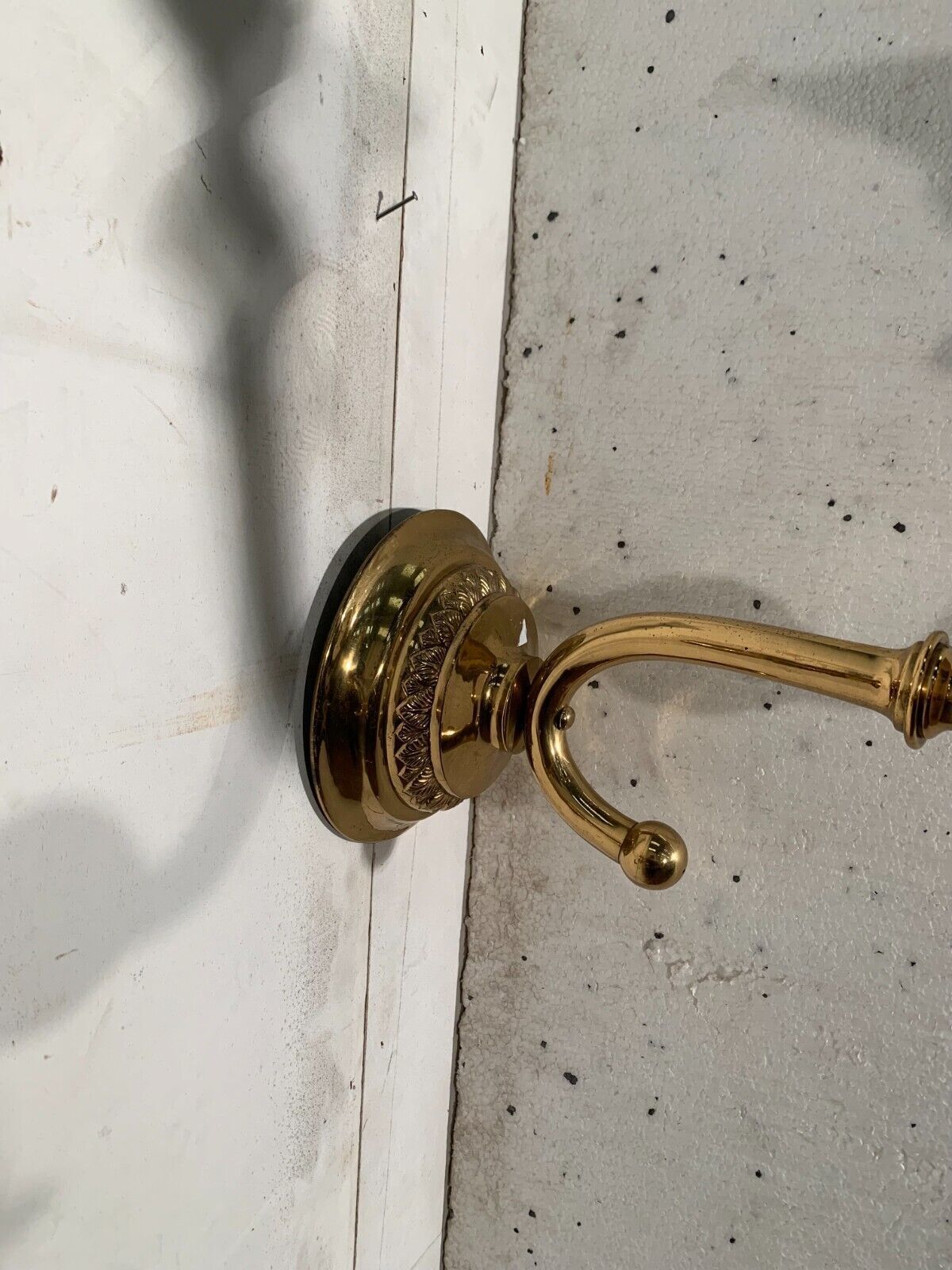 Pair Of Candlestick Sconces In Gilded Brass XX Century photo vinterior