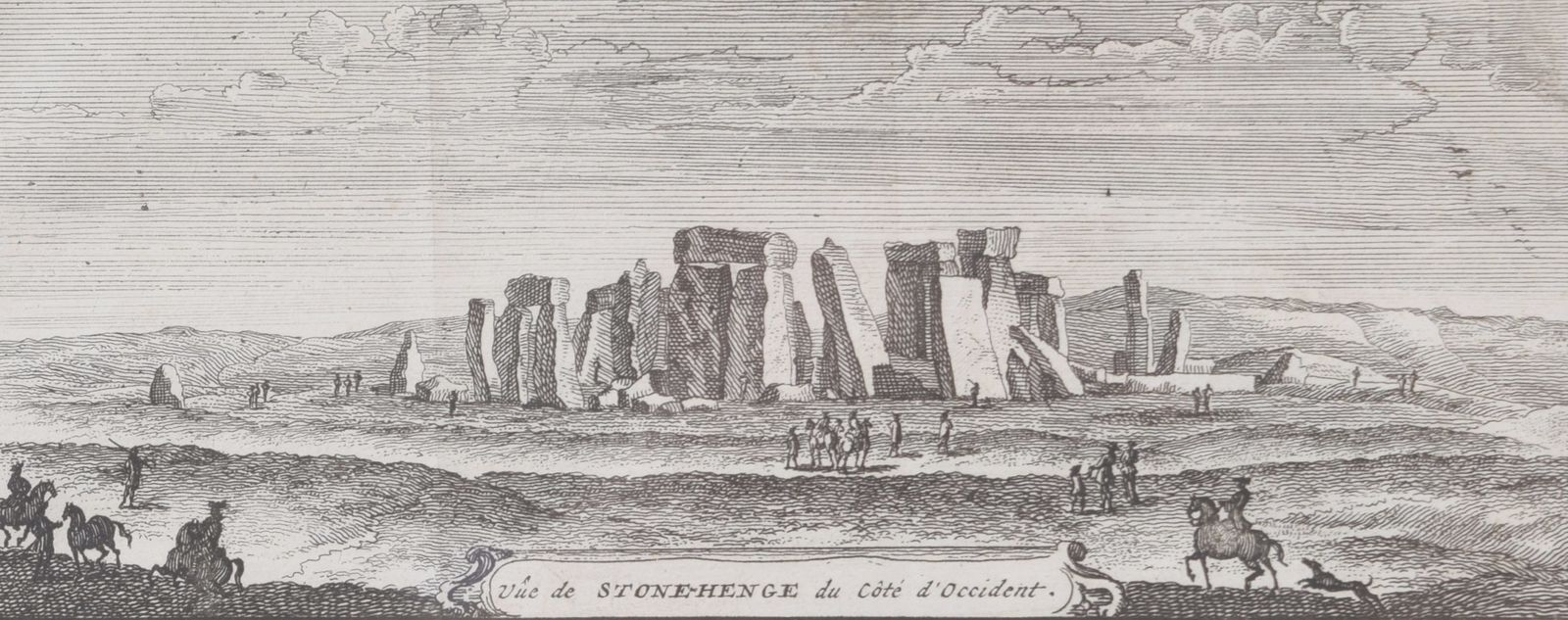 Pieter Van Der Aa (1659 1733), After David Loggan (1634–1692) Stonehenge (1727) photo furniture