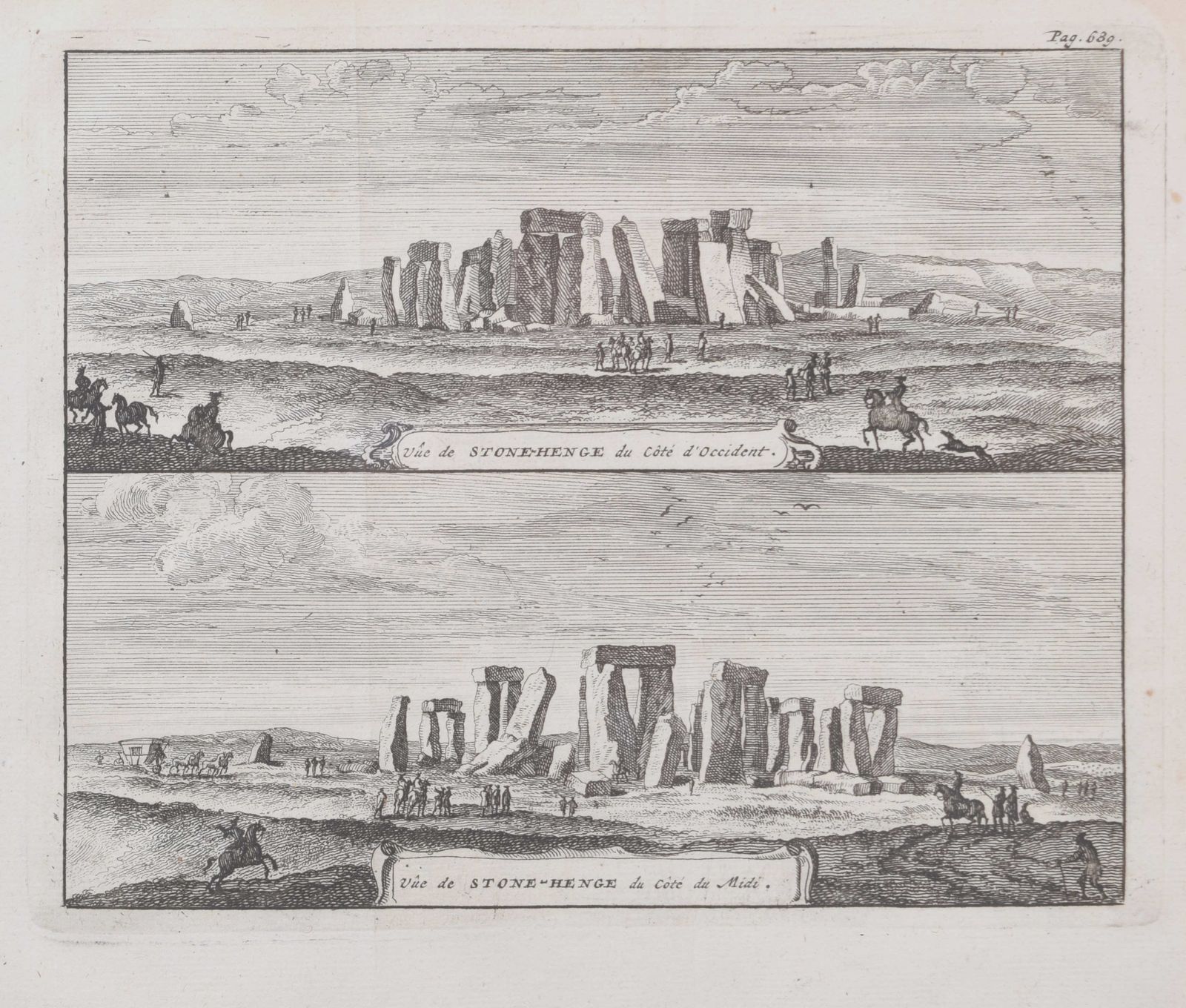 Pieter Van Der Aa (1659 1733), After David Loggan (1634–1692) Stonehenge (1727) photo Art