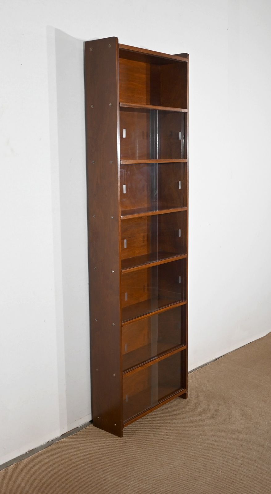 Glazed Bookcase By D. Rozaffy – 1960 photo for sale