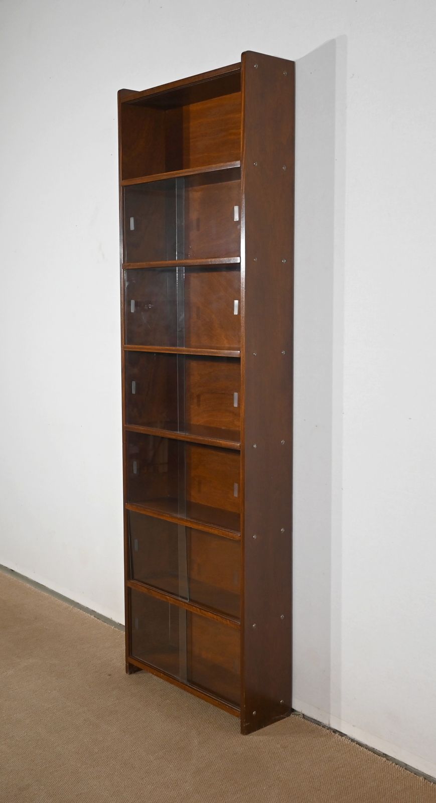 Glazed Bookcase By D. Rozaffy – 1960 photo Furniture