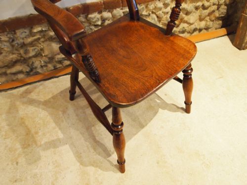 Chair Rare Stunning Windsor Armchair C1850 photo 495.0